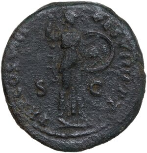 reverse: Domitian (81-96).. AE As, 82 AD
