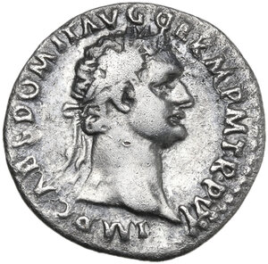 obverse: Domitian (81-96).. AR Denarius, 86 AD