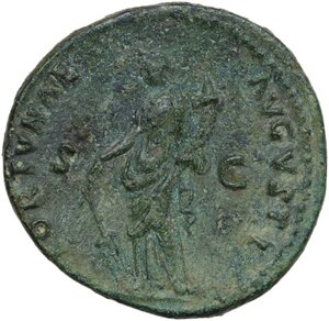 reverse: Domitian (81-96).. AE As, 86 AD