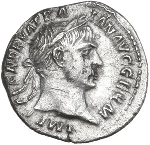 obverse: Trajan (98-117).. AR Denarius, 101-102