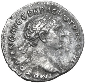 obverse: Trajan (98-117).. AR Denarius, 112-114