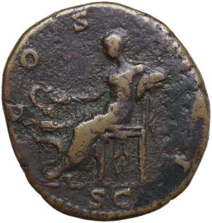 reverse: Hadrian (117-138).. AE Dupondius, Rome mint, 126-127