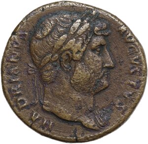 obverse: Hadrian (117-138).. AE Sestertius, Rome mint, 128-129