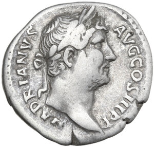 obverse: Hadrian (117-138).. AR Denarius, 130 AD