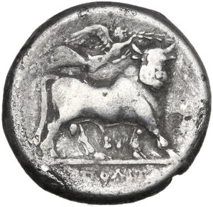 reverse: Central and Southern Campania, Neapolis. AR Nomos, c. 275-270 BC