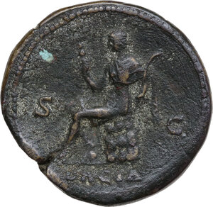 reverse: Hadrian (117-138).. AE As, 134-138