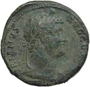 obverse: Hadrian (117-138).. AE Sestertius, 133-135