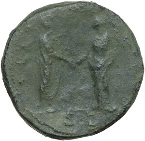 reverse: Hadrian (117-138).. AE Sestertius, 133-135
