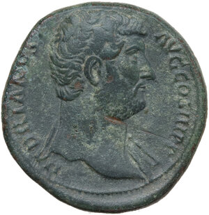 obverse: Hadrian (117-138).. AE Sestertius, 136 AD