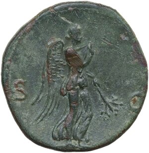 reverse: Hadrian (117-138).. AE Sestertius, 136 AD