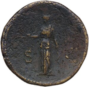 reverse: Hadrian (117-138).. AE Sestertius, 134-138 AD