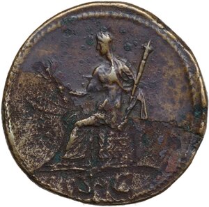 reverse: Sabina, wife of Hadrian (died in 137 AD).. AE Sestertius, Rome mint, 128-129