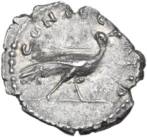 reverse: Diva Faustina I (after 141 AD).. AR Denarius, struck under Antoninus Pius, 141 AD