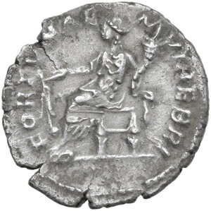 reverse: Faustina II (died 176 AD).. Denarius, circa 170-175