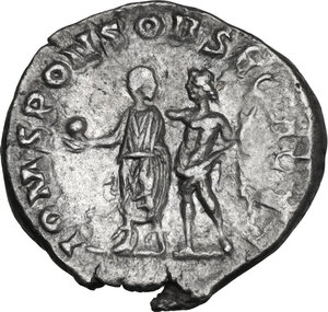 reverse: Commodus (177-193).. AR Denarius. Rome mint. Struck AD 191