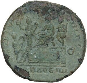 reverse: Commodus (177-192).. AE Sestertius