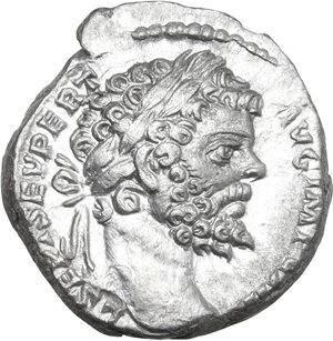 obverse: Septimius Severus (193-211).. AR Denarius, 197 AD