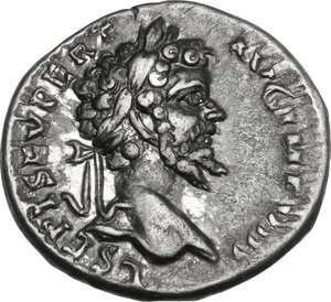 obverse: Septimius Severus (193-211).. AR Denarius. Laodicea mint, 196-197