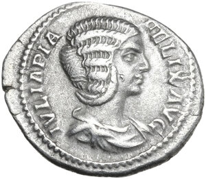 obverse: Julia Domna (died 217 AD).. AR Denarius. Struck under Caracalla, 211-217