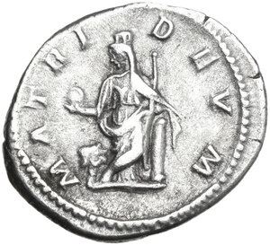 reverse: Julia Domna (died 217 AD).. AR Denarius. Struck under Caracalla, 211-217