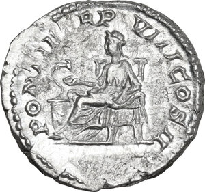 reverse: Caracalla (198-217).. AR Denarius, 205 AD