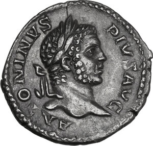 obverse: Caracalla (198-217).. AR Denarius. Rome mint. Struck AD 209
