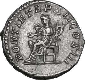 reverse: Caracalla (198-217).. AR Denarius. Rome mint. Struck AD 209