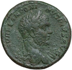 obverse: Caracalla (198-217).. AE Sestertius, 210 AD