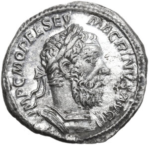 obverse: Macrinus (217-218).. AR Denarius, Rome mint