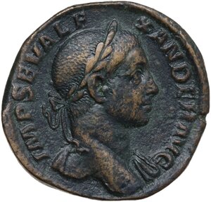 obverse: Severus Alexander (222-235).. AE Sestertius, 222-231