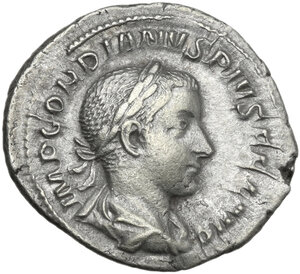 obverse: Gordian III (238-244).. AR Denarius, 241 AD