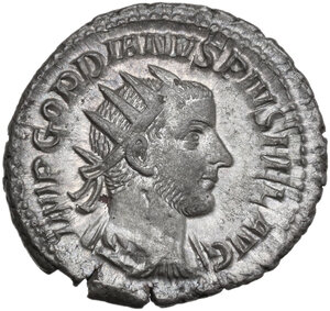 obverse: Gordian III (238-244).. AR Antoninianus, 243-244 AD