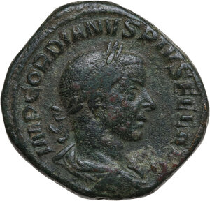 obverse: Gordian III (238-244).. AE Sestertius, 244 AD