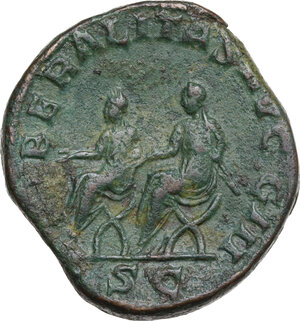 reverse: Philip II (247-249).. AE Sestertius, 246-249