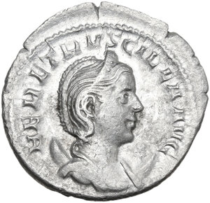 obverse: Herennia Etruscilla, wife of Trajan Decius (249-251).. AR Antoninianus