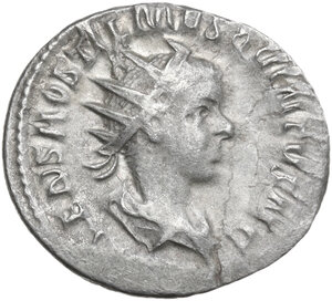 obverse: Hostilian as Caesar (250-251).. AR Antoninianus, 251 AD
