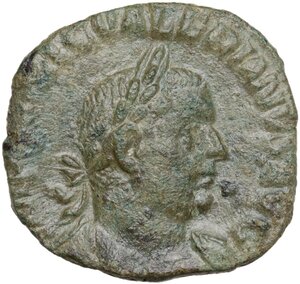 obverse: Valerian I (253-260).. AE Sestertius, Rome mint