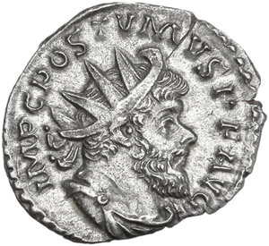 obverse: Postumus (259-268).. AR Antoninianus, Lugdunum mint