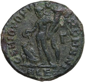 reverse: Diocletian (284-305).. AE Follis, Alexandria mint, 296 AD