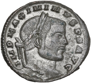 obverse: Maximinus II Daia (308-313).. AE Follis, Siscia mint, 312 AD