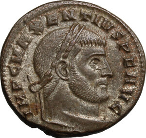 obverse: Maxentius (306-312).. AE Follis, Ostia mint. Struck 309-312 AD