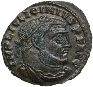 obverse: Licinius I (308-324).. AE follis, Thessalonica mint, 312-313
