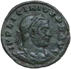 obverse: Licinius I (308-324).. AE follis, Arelate mint, 317-318