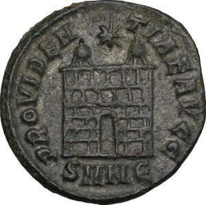 reverse: Constantine I (307-337).. AE Follis. Nicomedia mint. Struck 324-325 AD