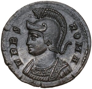 obverse: Commemorative series. Struck under Constantine I.. AE Follis. Treveri (Trier) mint, 2nd officina, AD 332-333