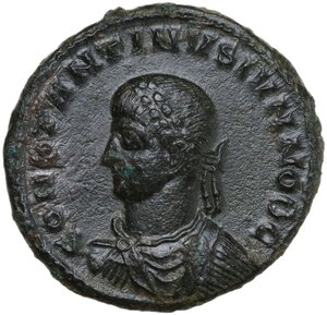 obverse: Constantine II as Caesar (317-337).. AE 3, Thessalonica mint, 324 AD