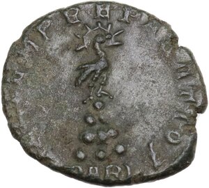 reverse: Constans (337-350).. AE Follis. Arelate mint, c. 348-350 AD