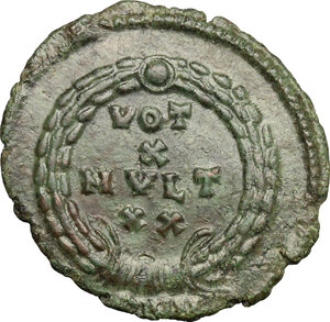 reverse: Julian II (360-363).. AE 20mm, Sirmium mint, 361-363