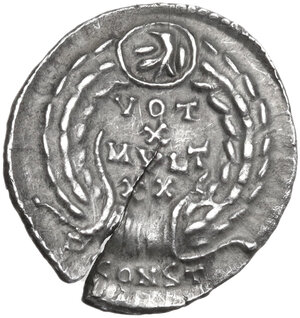 reverse: Julian II (361-363).. AR siliqua. Arelate mint, 1st officina, AD 361-363