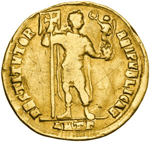 reverse: Valentinian I (364-375).. AV Solidus, Antioch mint, 364-367